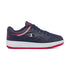 Sneakers blu da ragazzo con logo laterale Champion Rebound Low B GS, Brand, SKU s352500094, Immagine 0